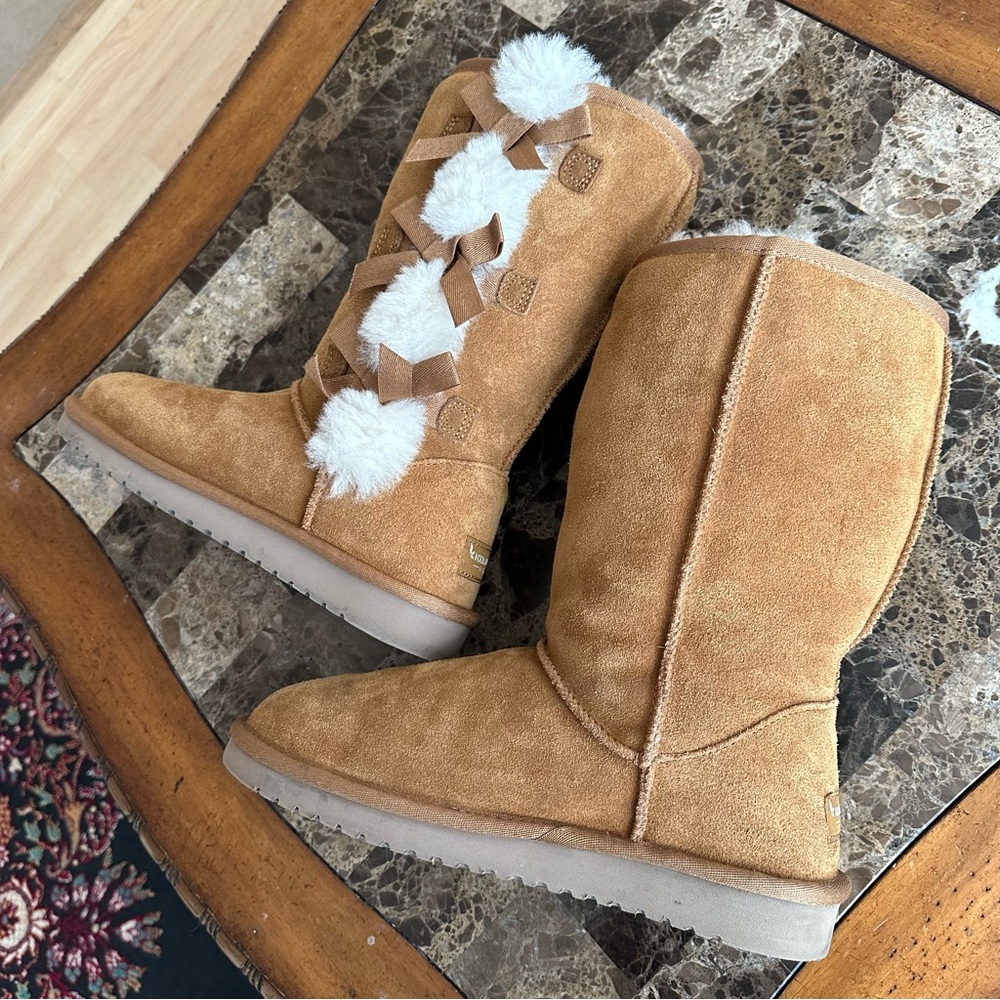 Authentic Koolaburra By Ugg Winter Bow Boots - image 7
